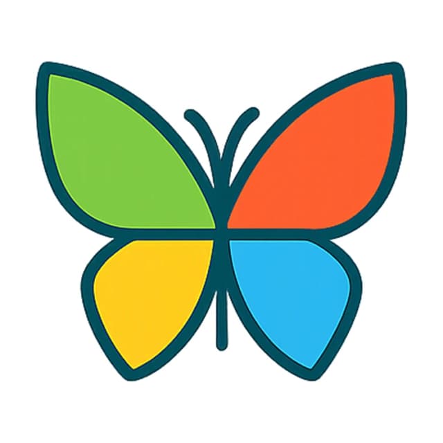The BrighterBalance Butterfly logo