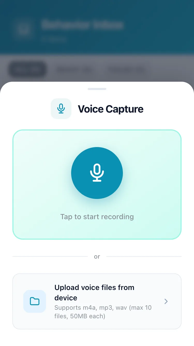 Capture screen with voice recording and auto-classification