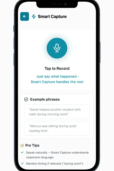 Quick behavior logging on mobile phone